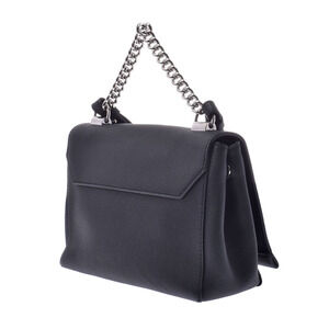 Louis Vuitton Shoulder Leather BB Black Bag Lockme
